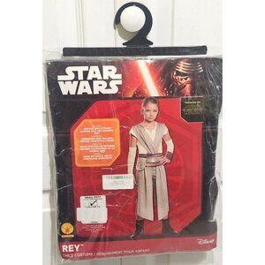 Girls Star Wars Rey Costume The Force Awakens Jedi Rubie's Disney Halloween Kids